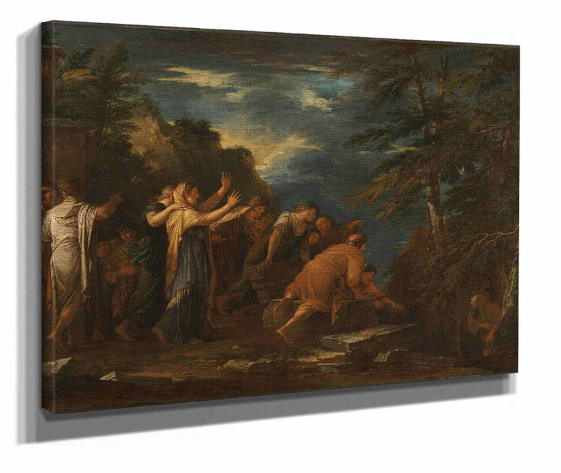 Pythagoras Emerging From The Underworld by Salvator Rosa