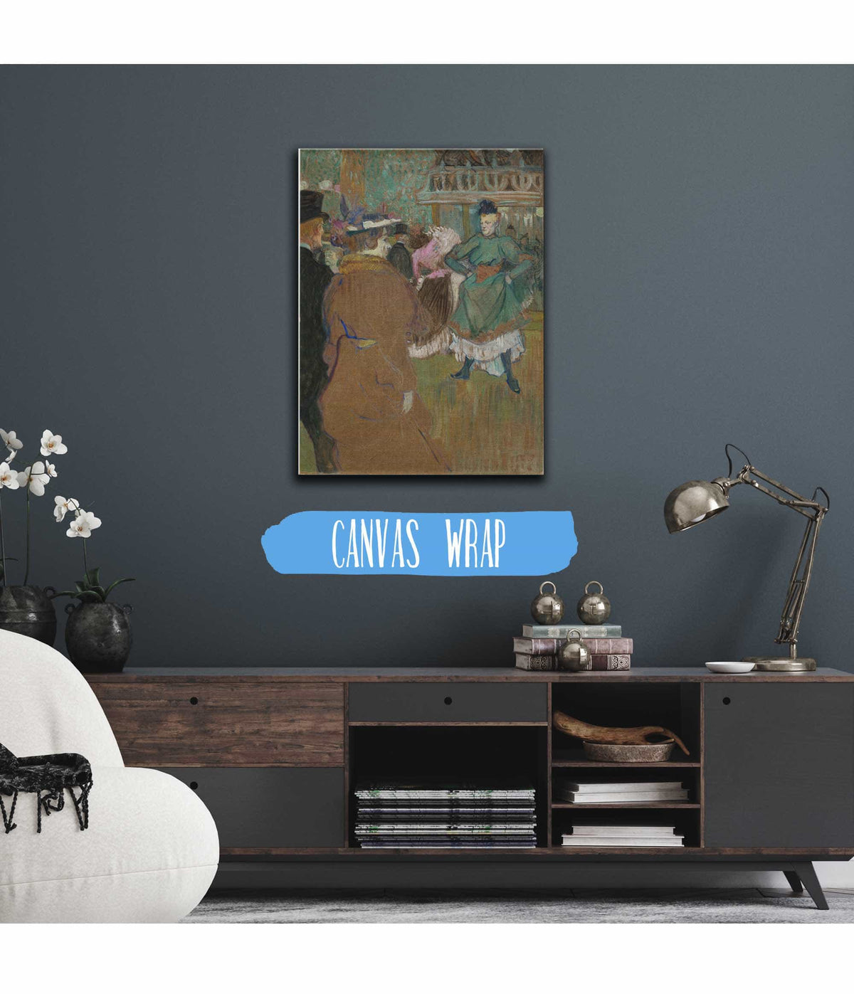 Quadrille At The Moulin Rouge by Henri De Toulouse Lautrec