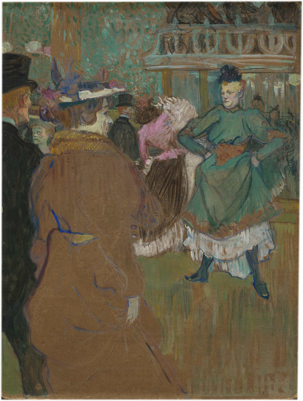Quadrille At The Moulin Rouge by Henri De Toulouse Lautrec