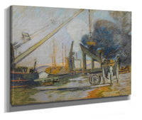 Quai De La Rapee Paris by Armand Guillaumin