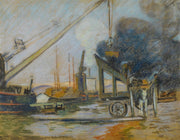 Quai De La Rapee Paris by Armand Guillaumin