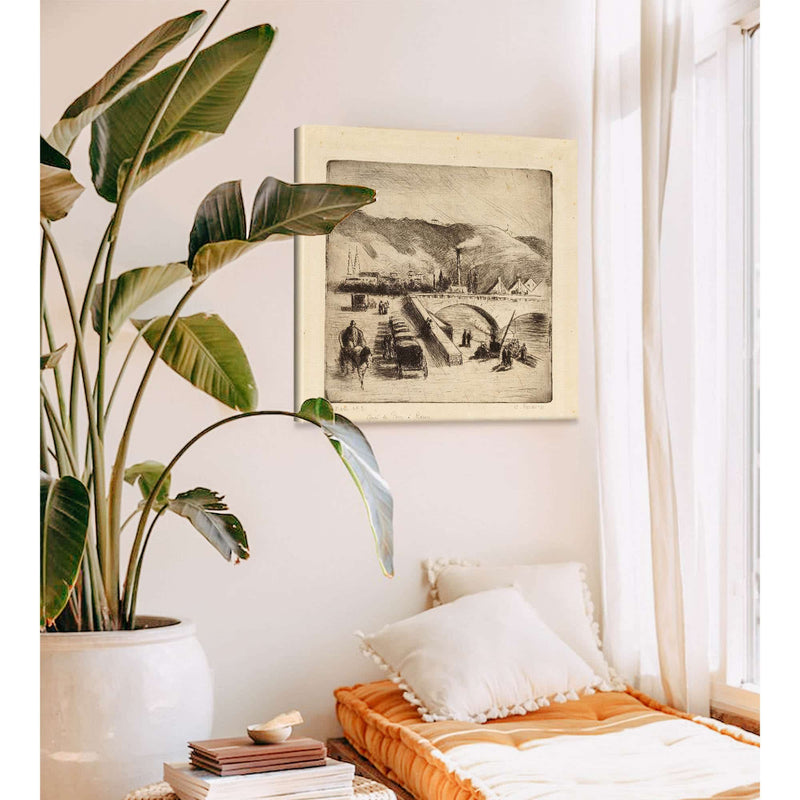 Quai De Paris A Rouen by Camille Pissarro