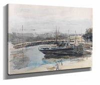 Quai In Hamburg by Max Liebermann