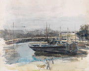 Quai In Hamburg by Max Liebermann