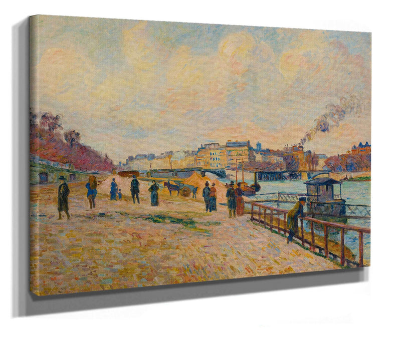 Quai Saint Bernard Paris by Armand Guillaumin