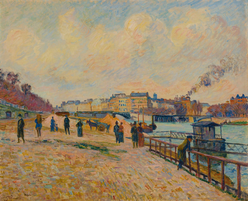 Quai Saint Bernard Paris by Armand Guillaumin
