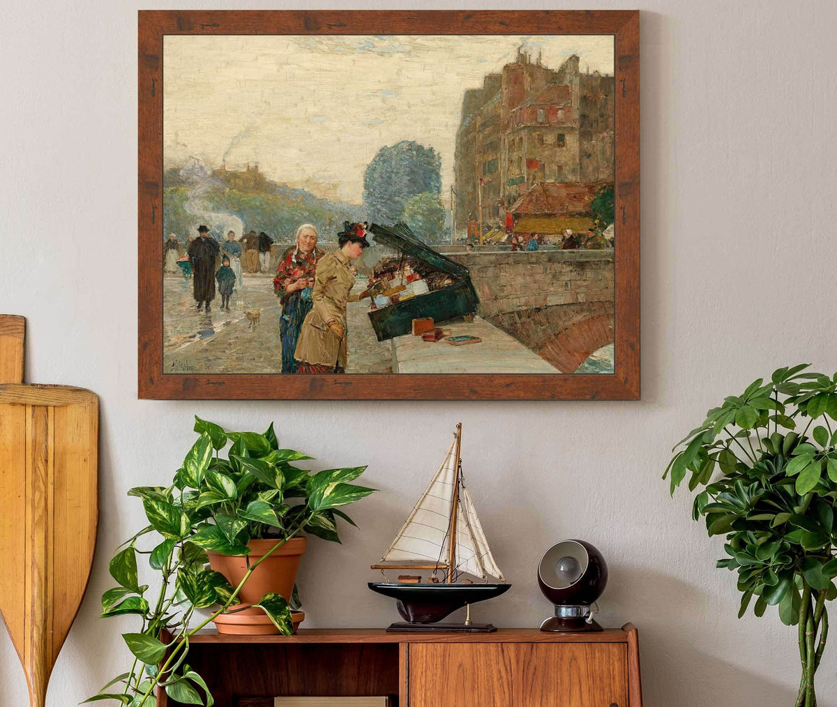 Quai St Michel by Childe Hassam