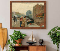 Quai St Michel by Childe Hassam