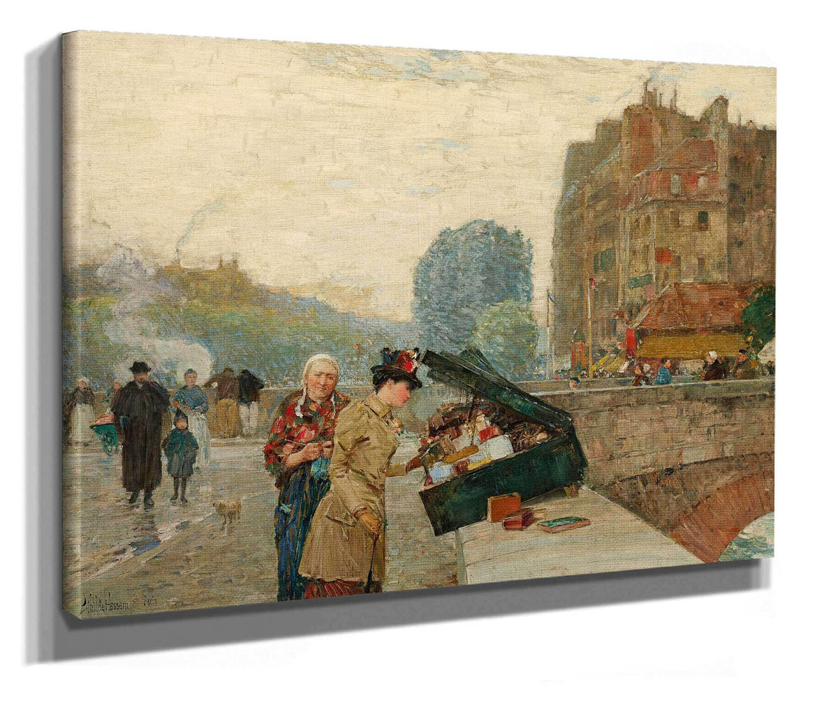 Quai St Michel by Childe Hassam
