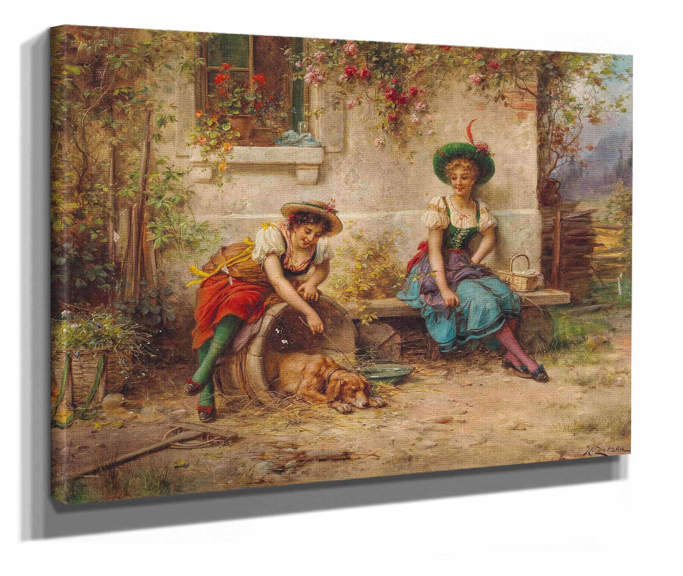 Qualgeister by Hans Zatzka