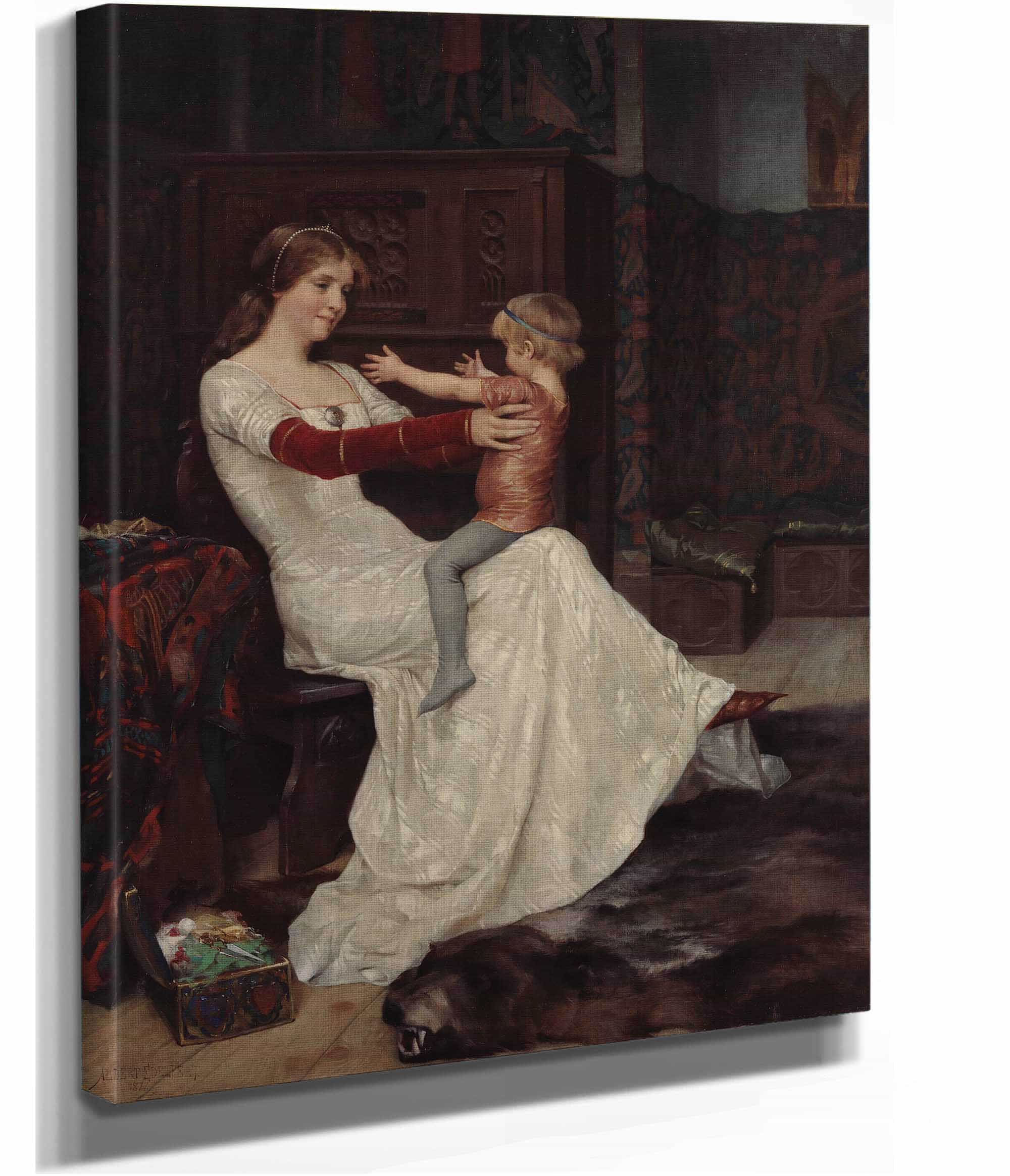 Queen Bianca by Albert Edelfelt