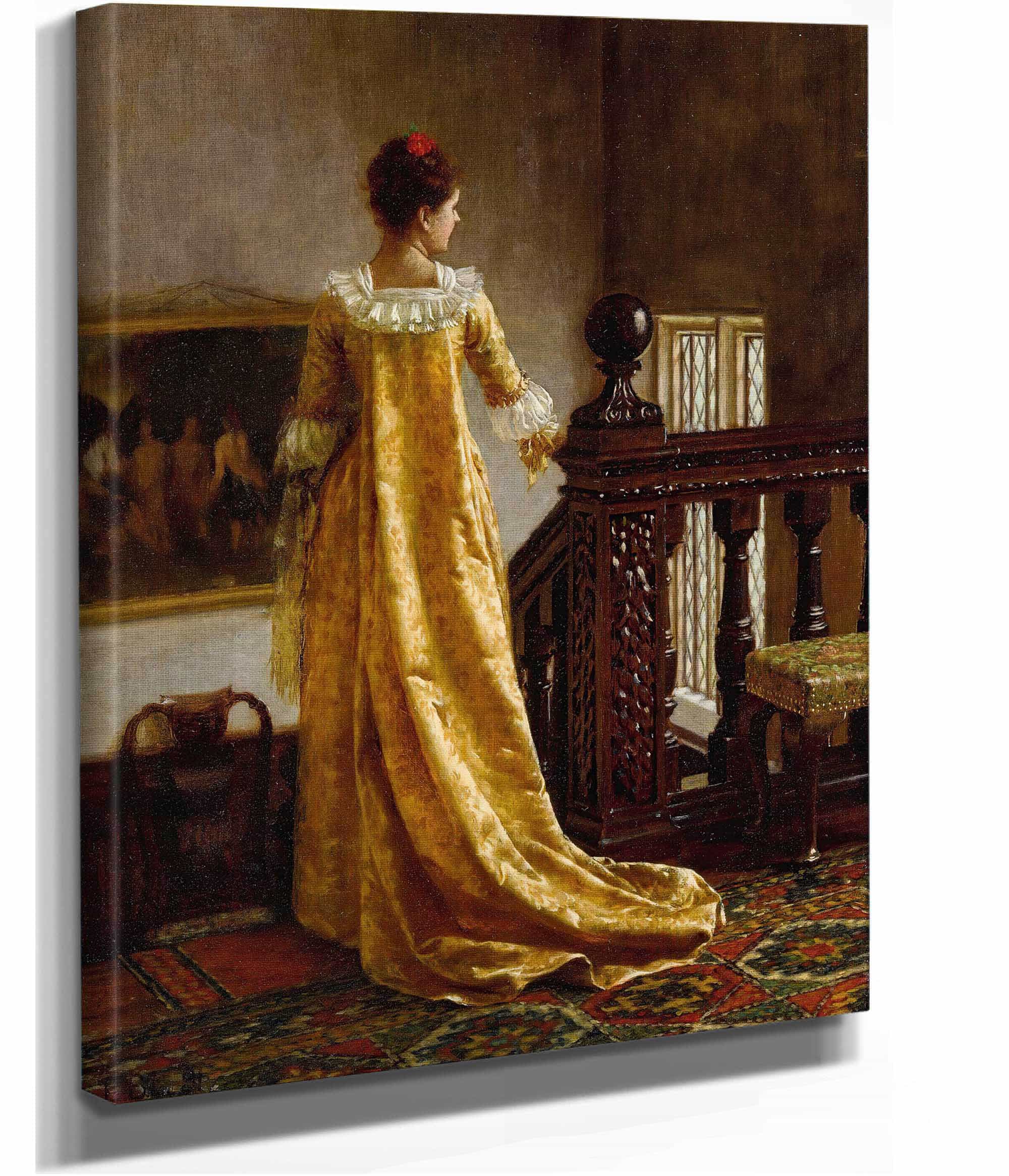 Qui Maime Me Suit Who Loves Me Follows Me by Edmund Blair Leighton