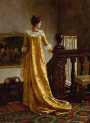 Qui Maime Me Suit Who Loves Me Follows Me by Edmund Blair Leighton
