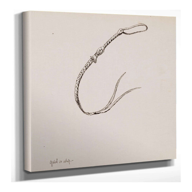 Quirt Or Whip by Frederic Remington