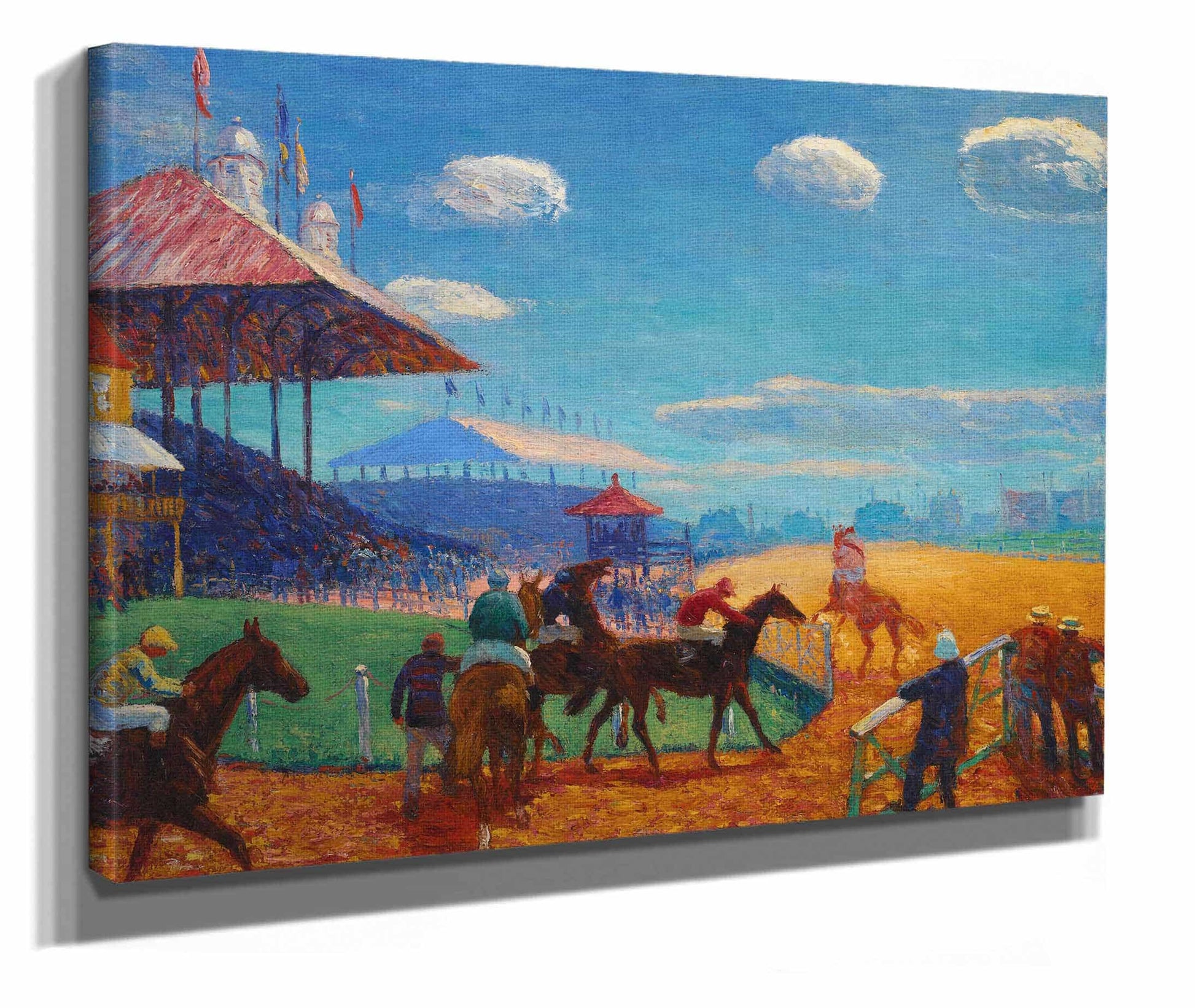 Race Track  by William James Glackens