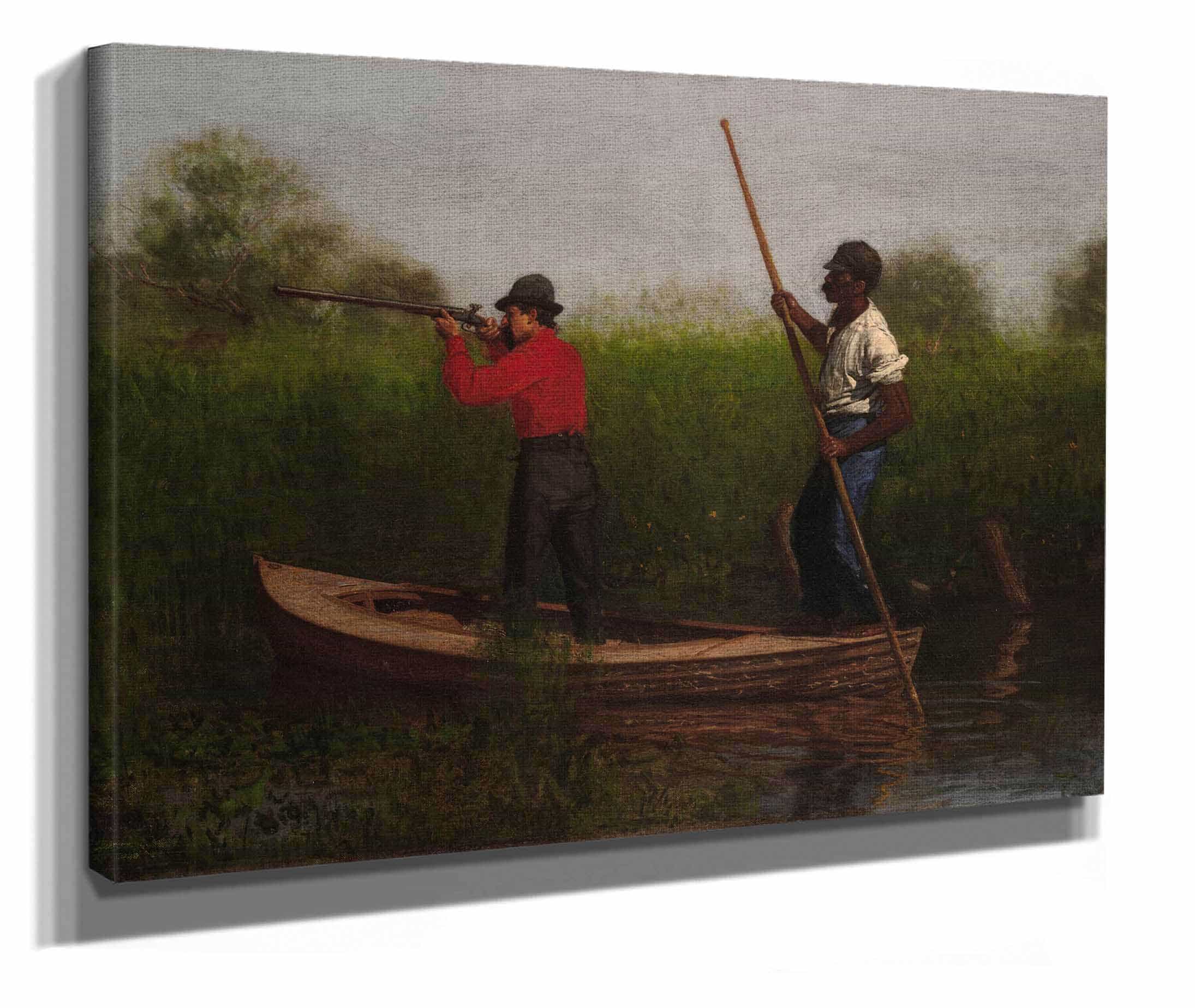 Rail Shooting On The Delaware by Thomas Eakins