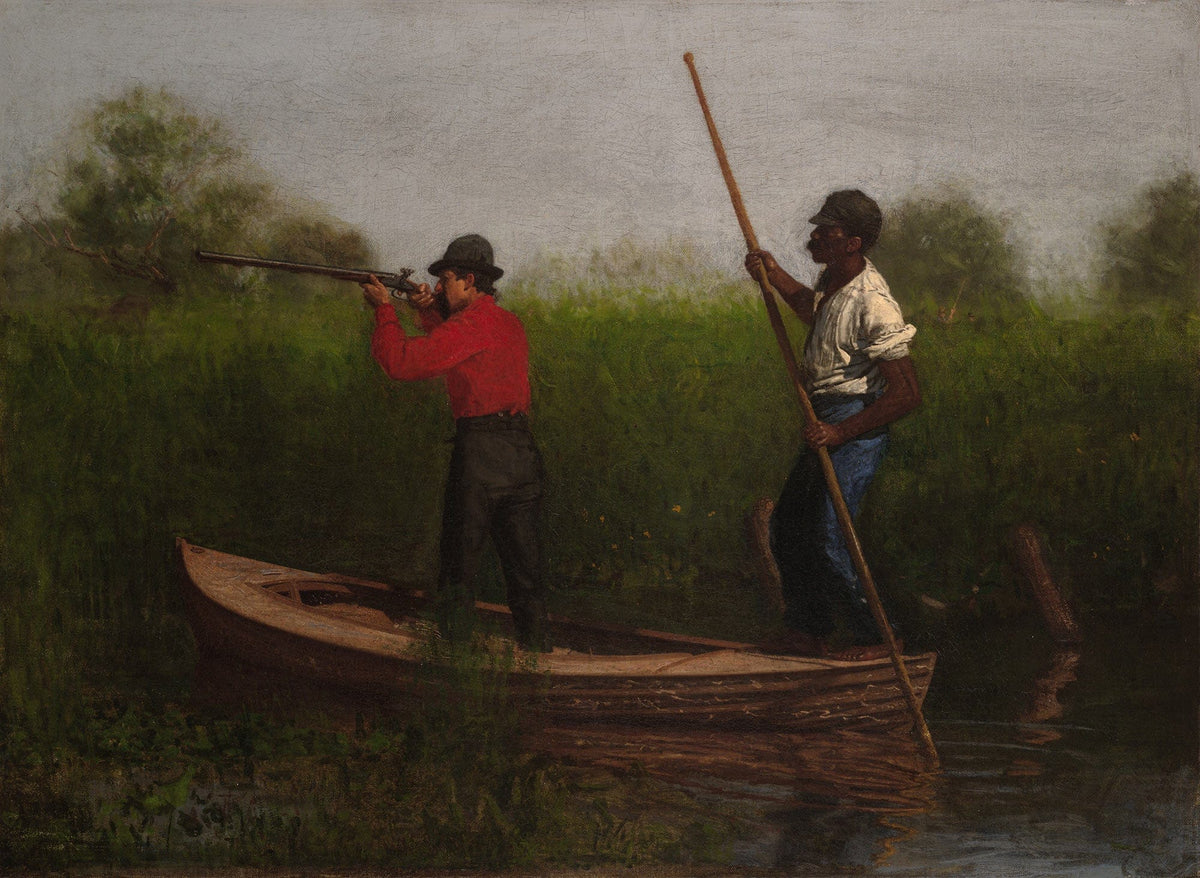 Rail Shooting On The Delaware by Thomas Eakins