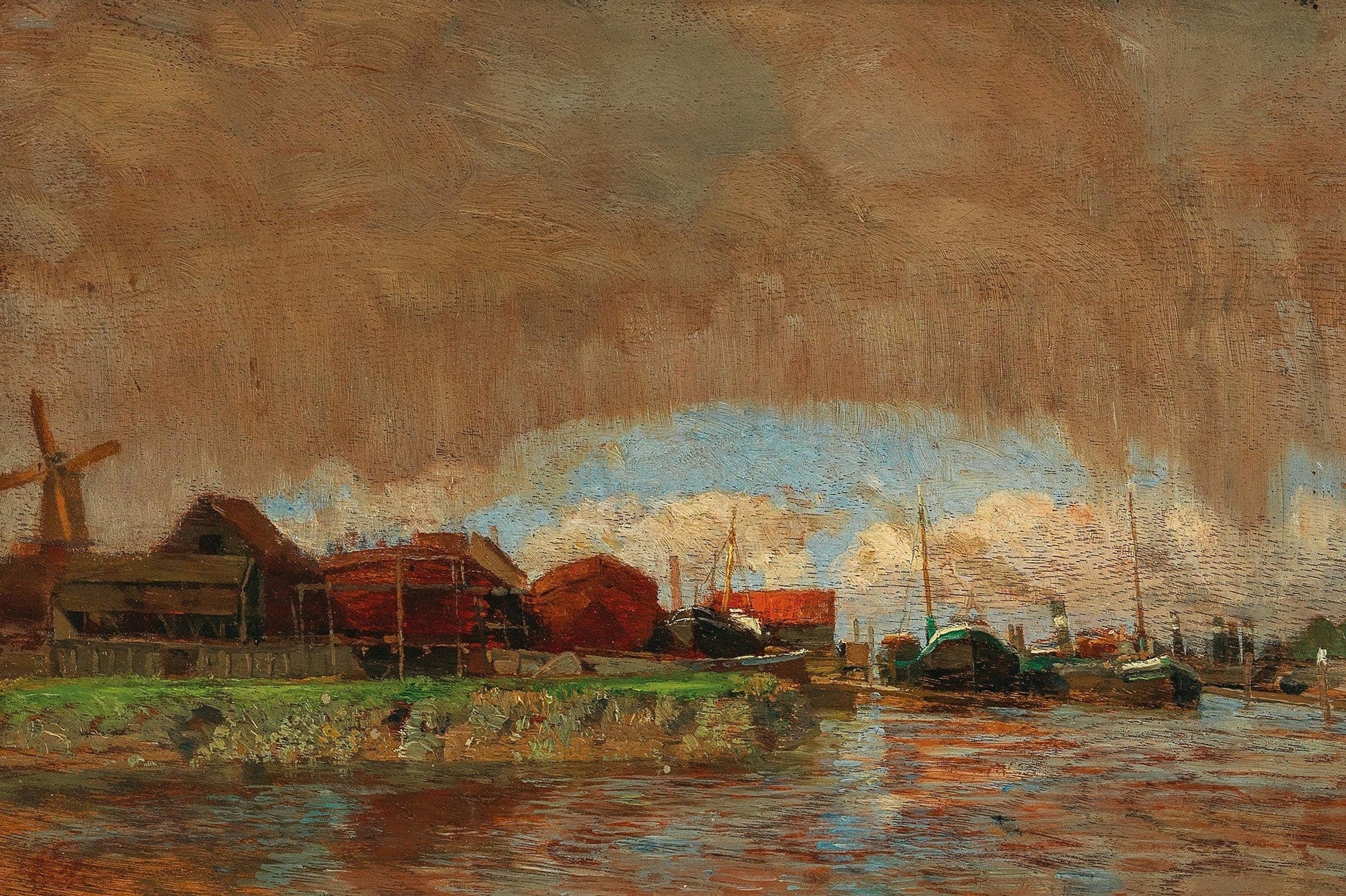Rain And Sunshine Dordrecht by Tina Blau