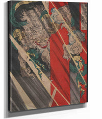 Rajomon Watanabe No Tsuna Oni Ude Kiru No Zu by Tsukioka Yoshitoshi