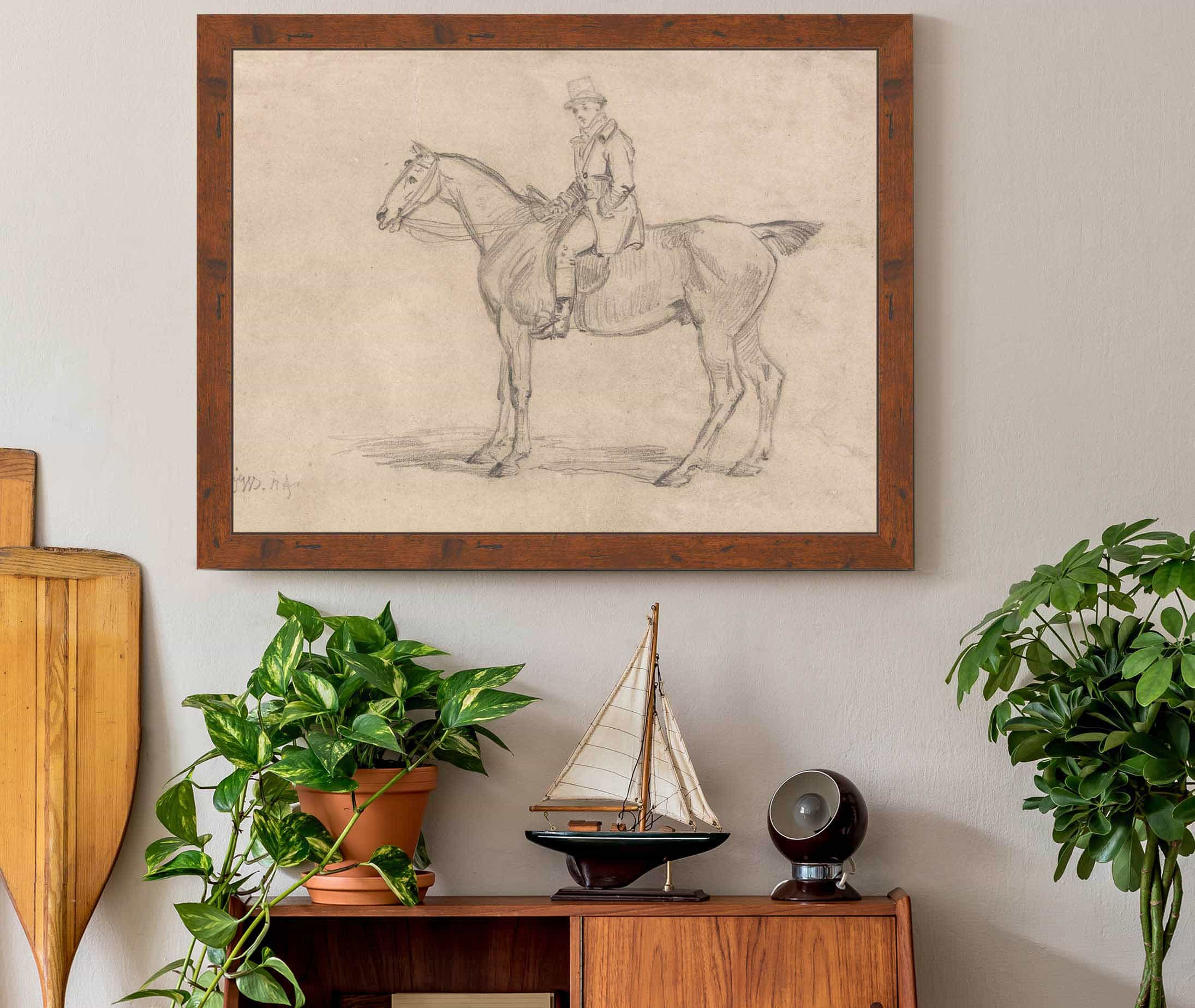 Ralph John Lambton On His Hunter Undertaker by James Ward
