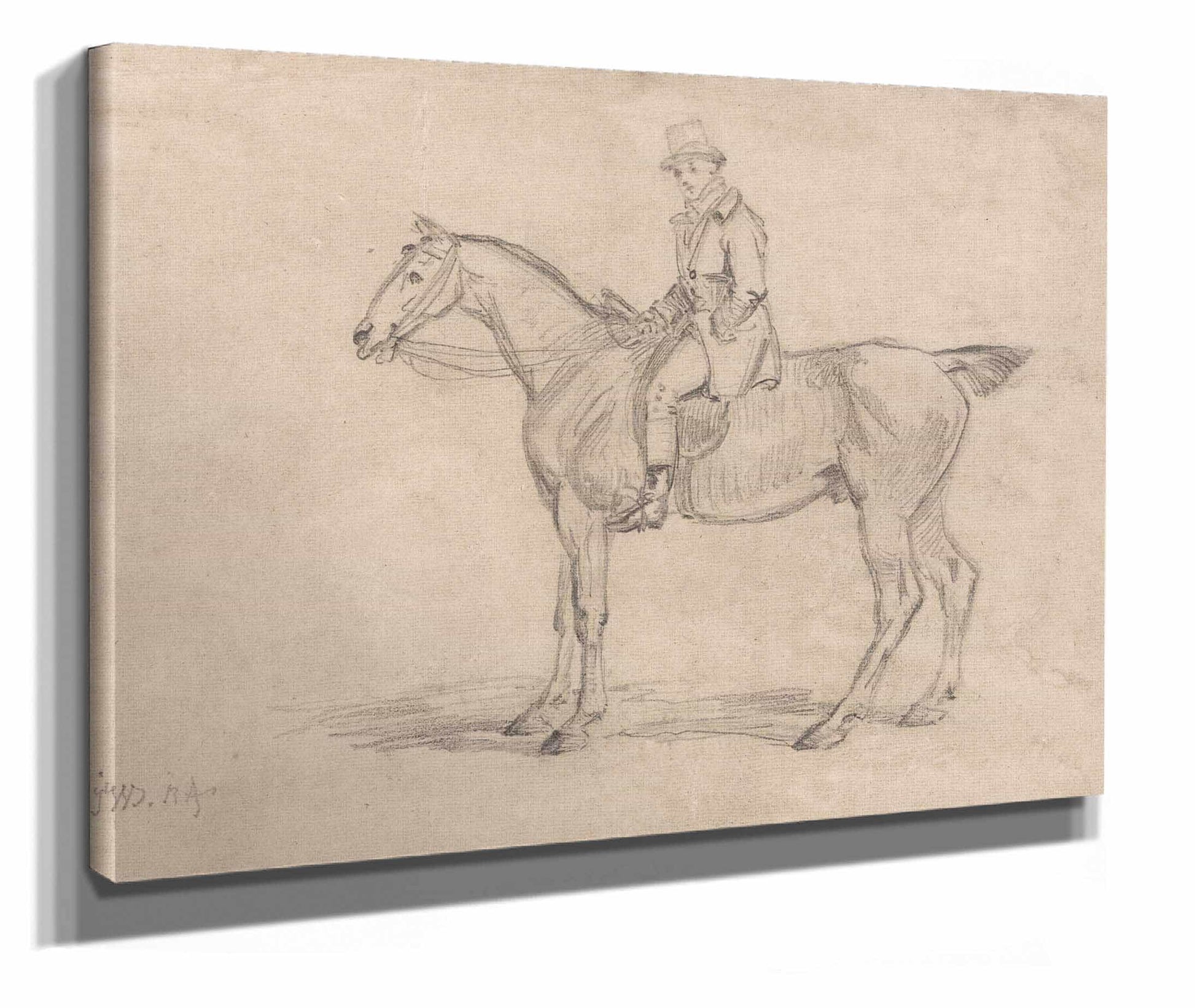 Ralph John Lambton On His Hunter Undertaker by James Ward