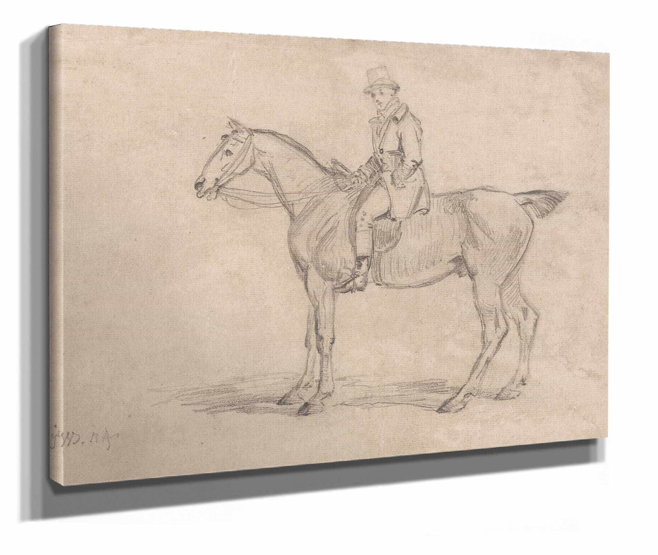 Ralph John Lambton On His Hunter Undertaker by James Ward