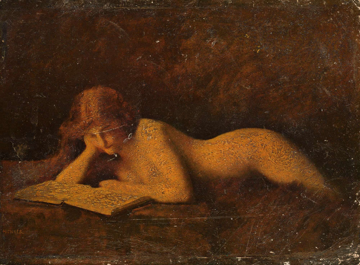 Reading Woman by Jean Jacques Henner
