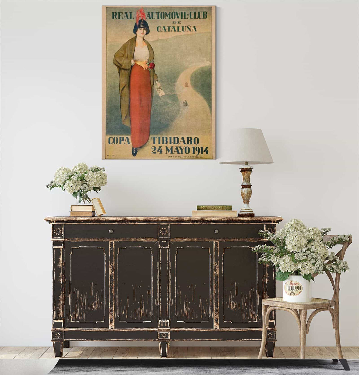 Real Automovil Club De Cataluna Copa Tibidabo by Ramon Casas