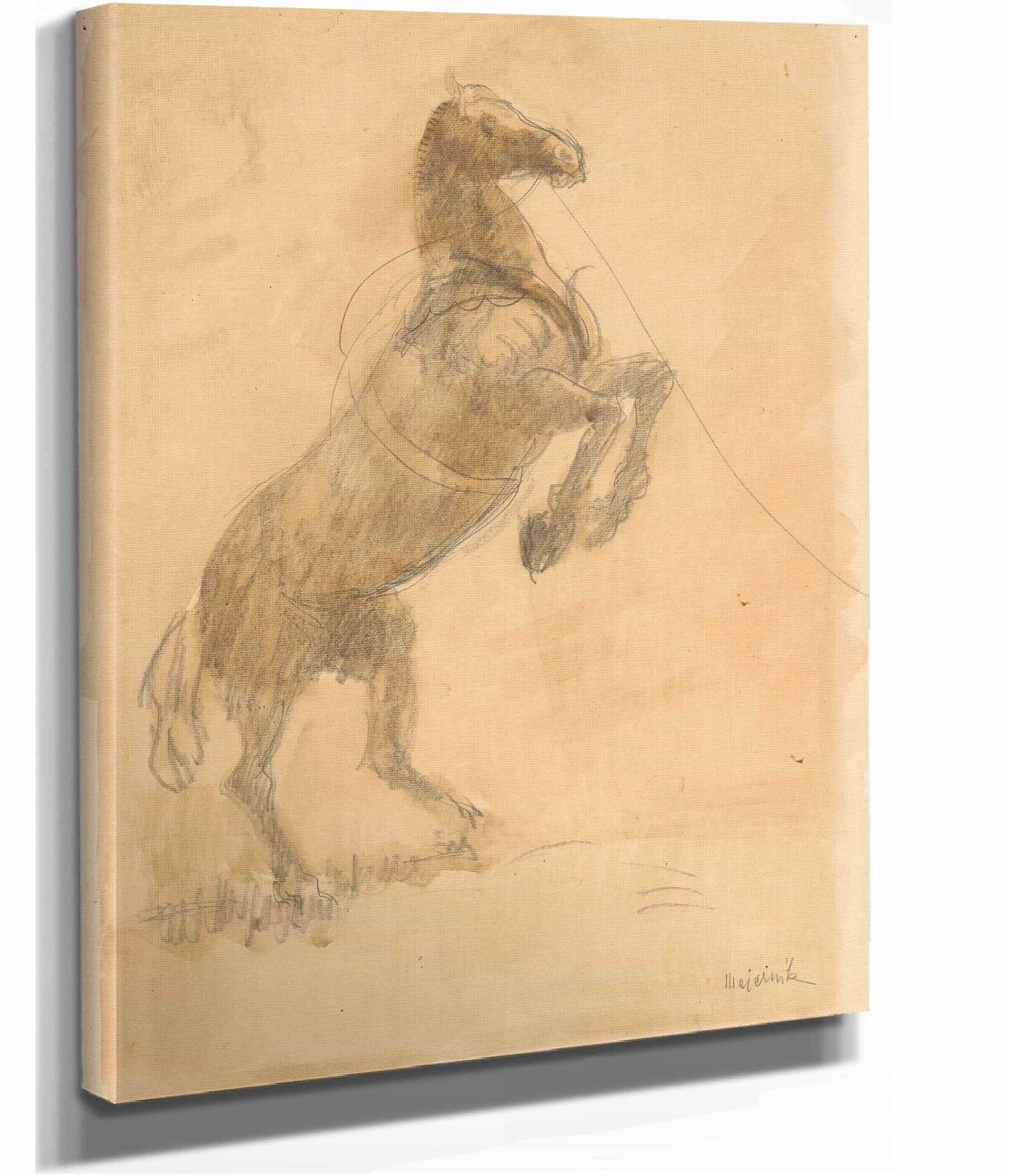 Rearing Horse by Cyprian Majernik
