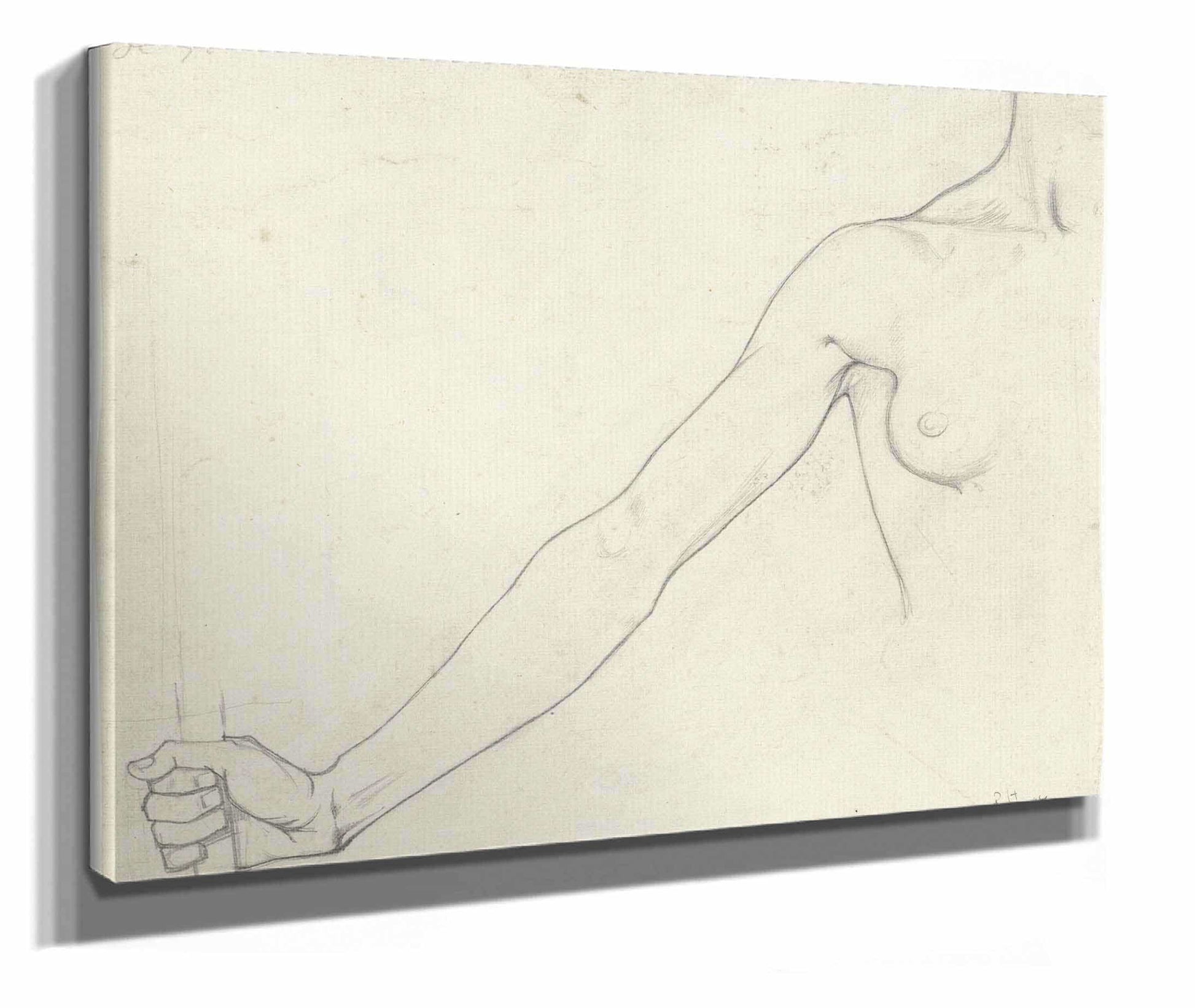 Rechterarm En Borst Van Een Vrouw by Richard Nicolaus Roland Holst