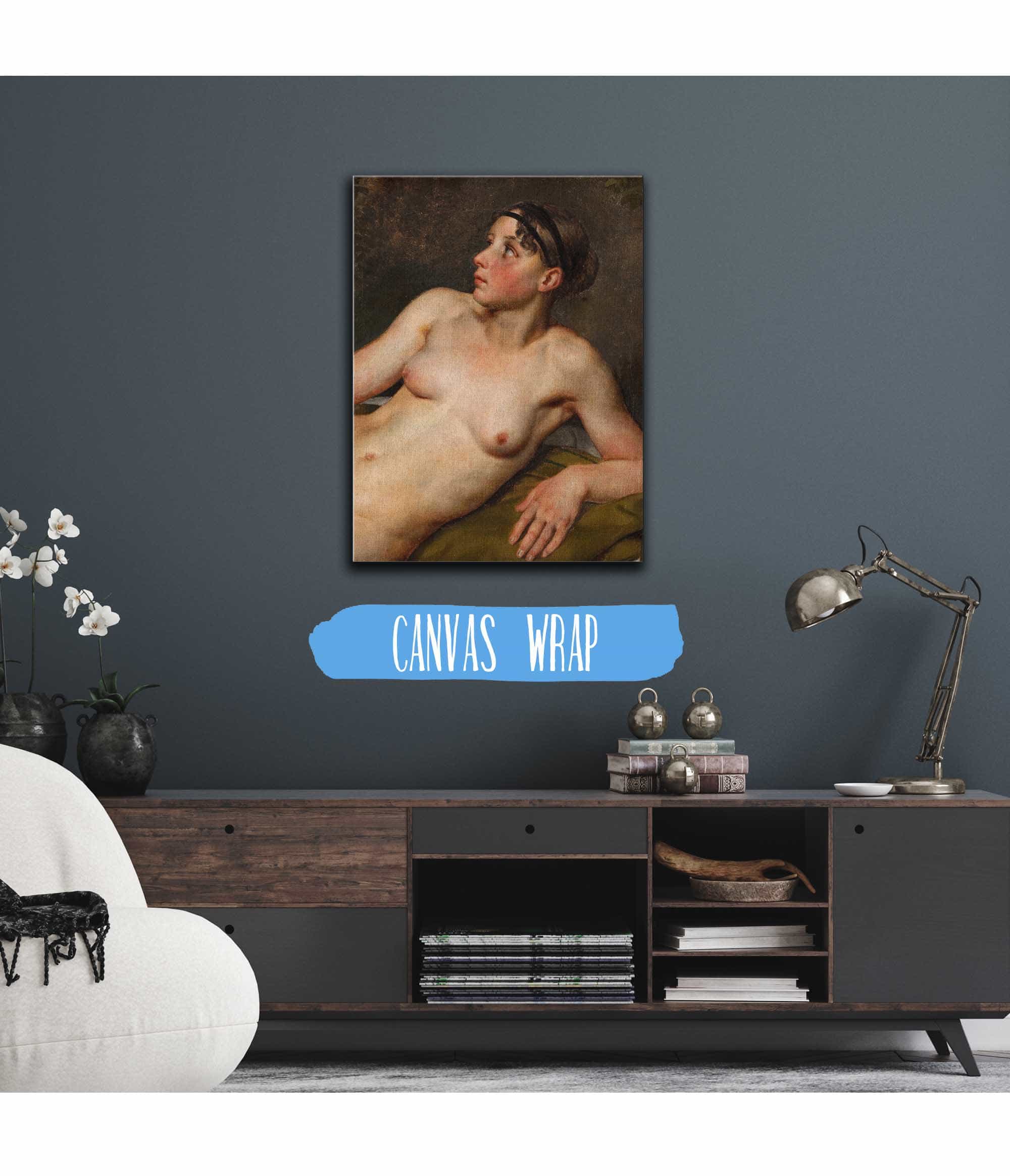 Reclining Female Nude by Christoffer Wilhelm Eckersberg