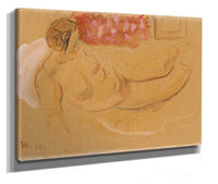 Reclining Female Nude by Cyprian Majernik