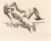 Reclining Female Nude Iii Liegender Weiblicher Akt Iii by Lovis Corinth
