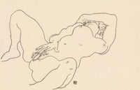 Reclining Nude by Egon Schiele