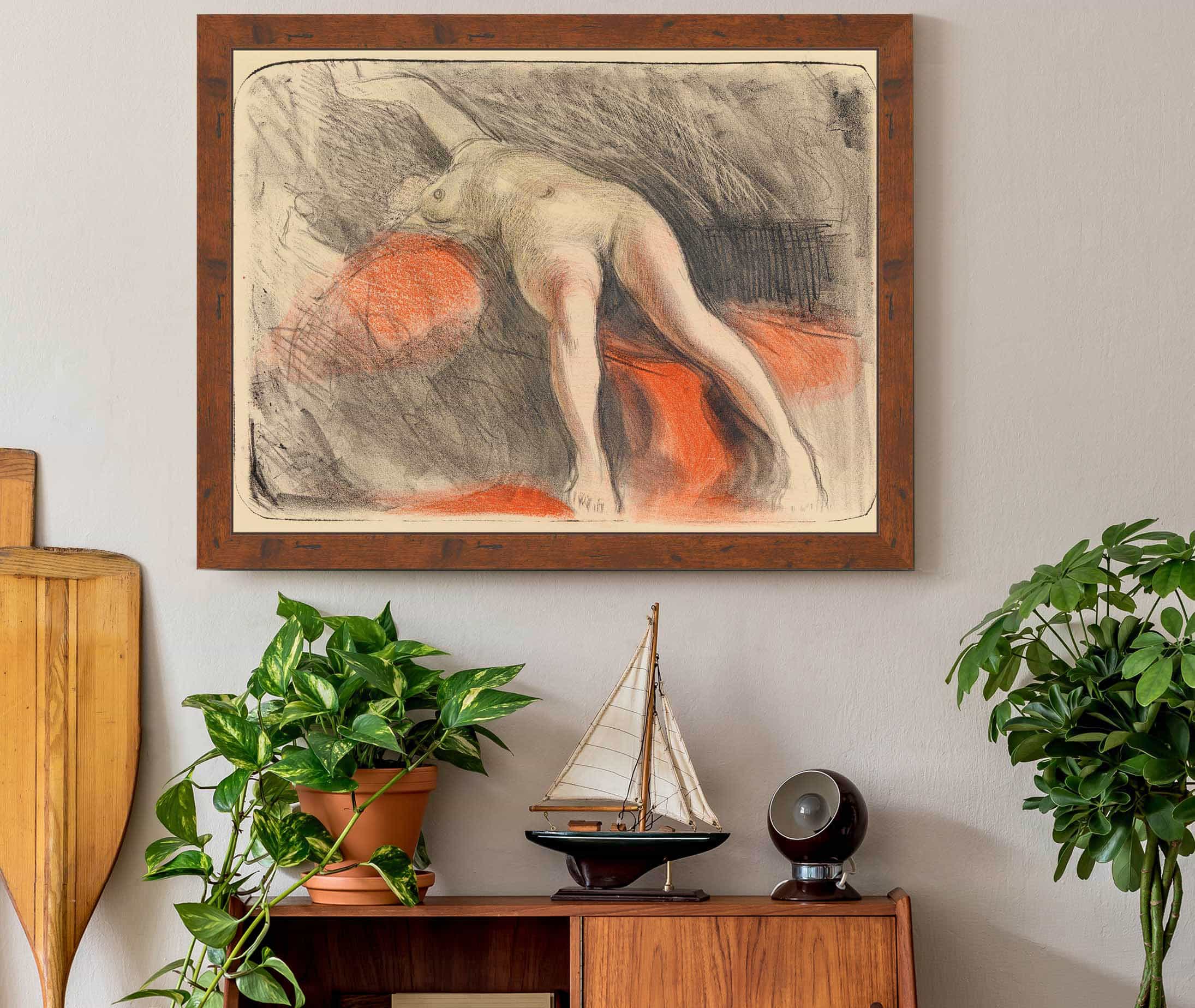 Reclining Nude by Magnus Enckell