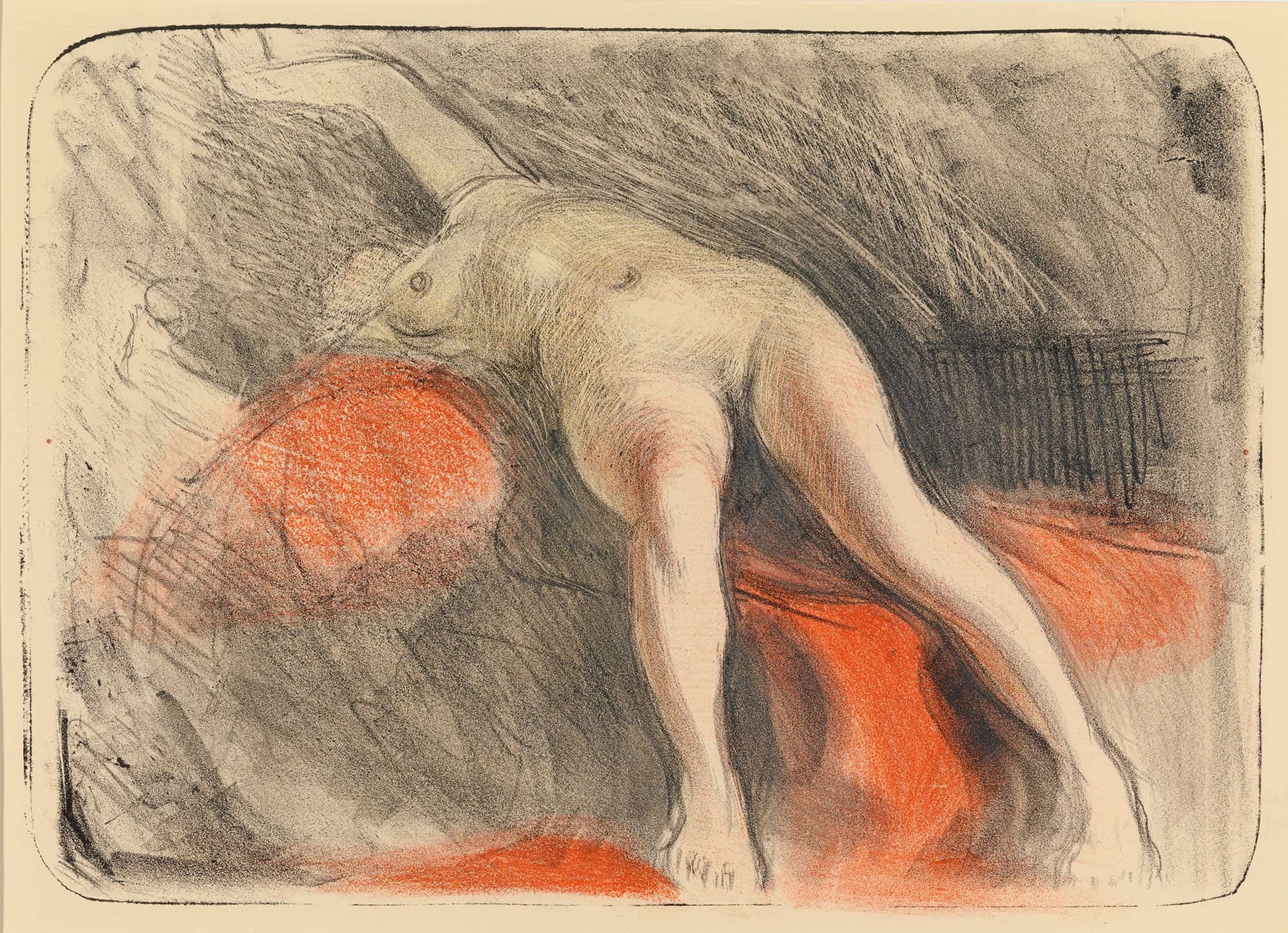 Reclining Nude by Magnus Enckell