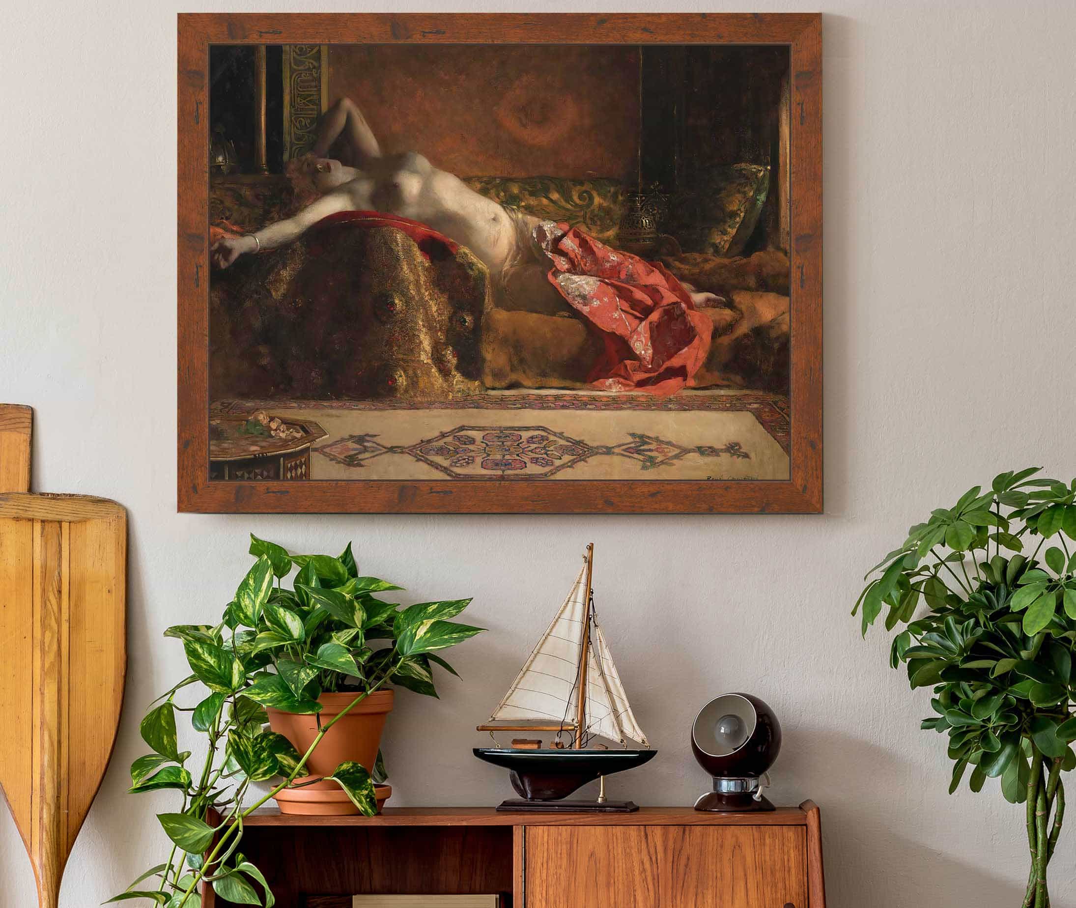Reclining Odalisque by Jean Joseph Benjamin Constant