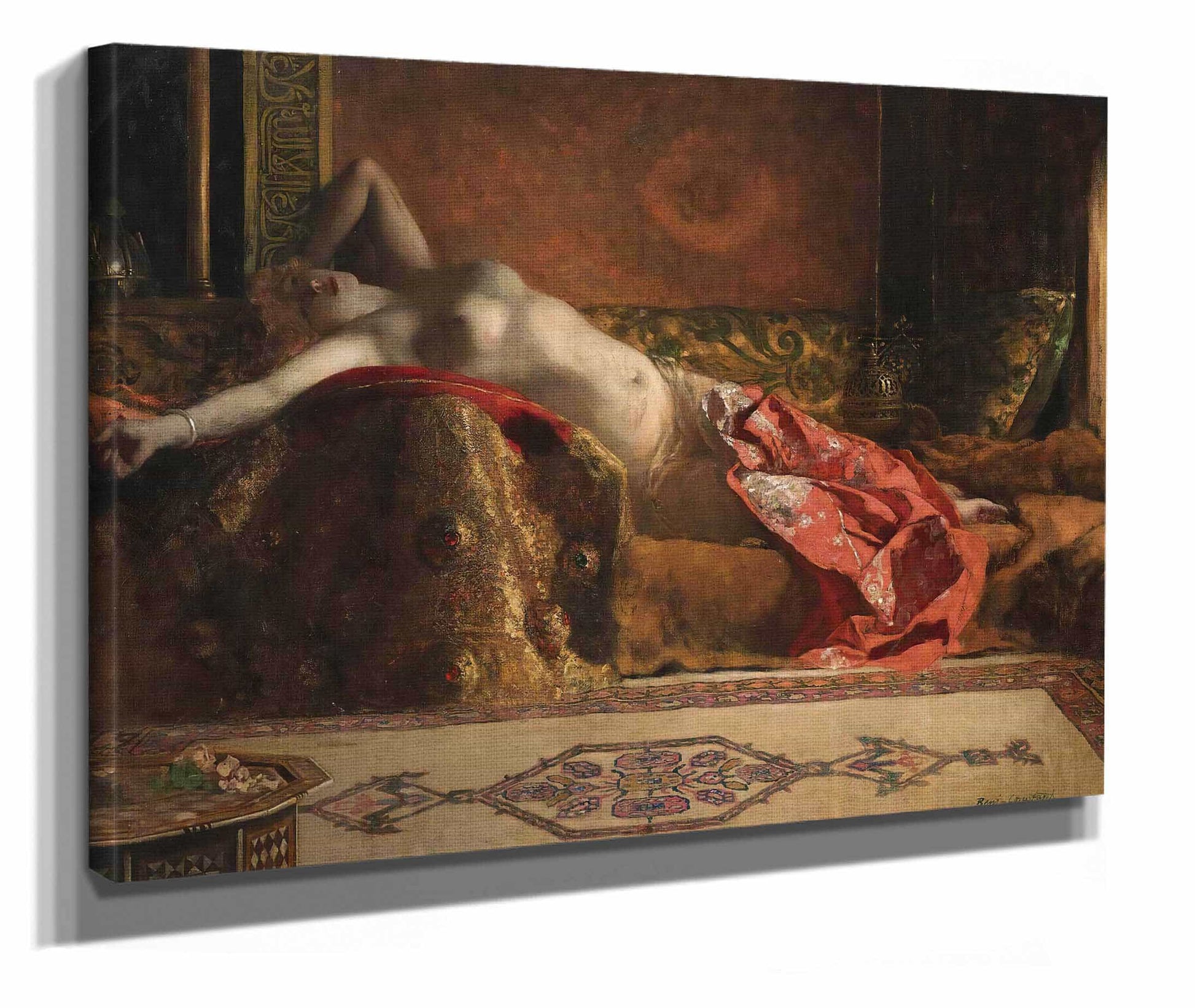 Reclining Odalisque by Jean Joseph Benjamin Constant