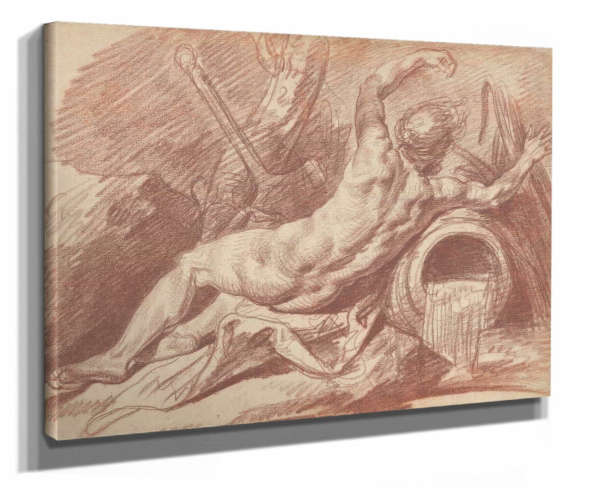 Reclining River God by Jean Baptiste Greuze