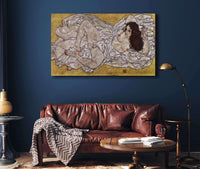 Reclining Woman by Egon Schiele