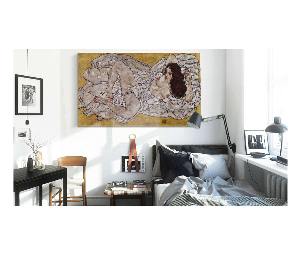 Reclining Woman by Egon Schiele