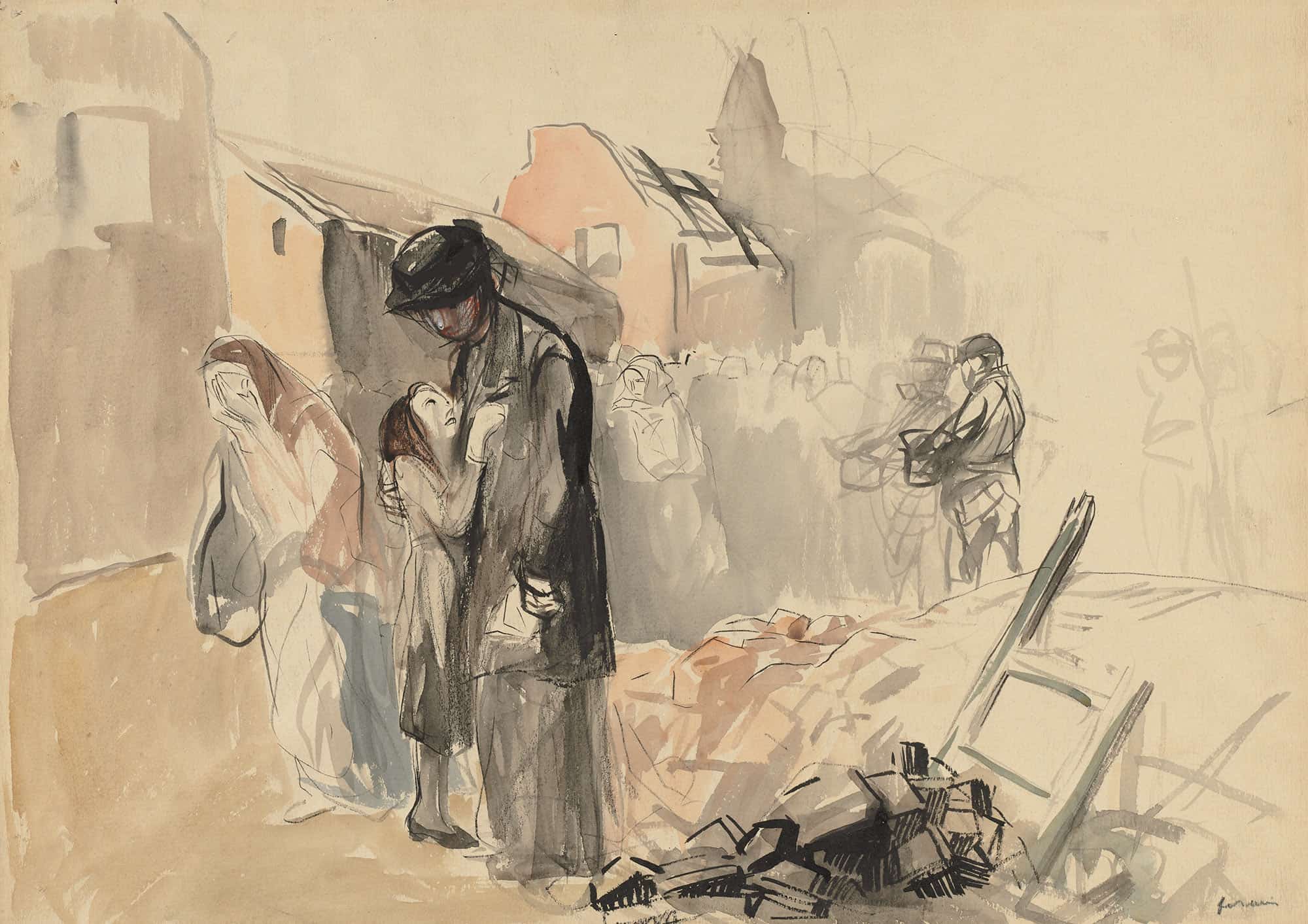 Reconquered Territory Recto by Jean Louis Forain