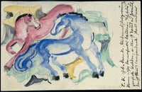 Red And Blue Horse by Franz Marc