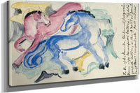 Red And Blue Horse by Franz Marc