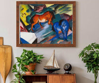 Red And Blue Horse by Franz Marc
