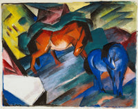 Red And Blue Horse by Franz Marc