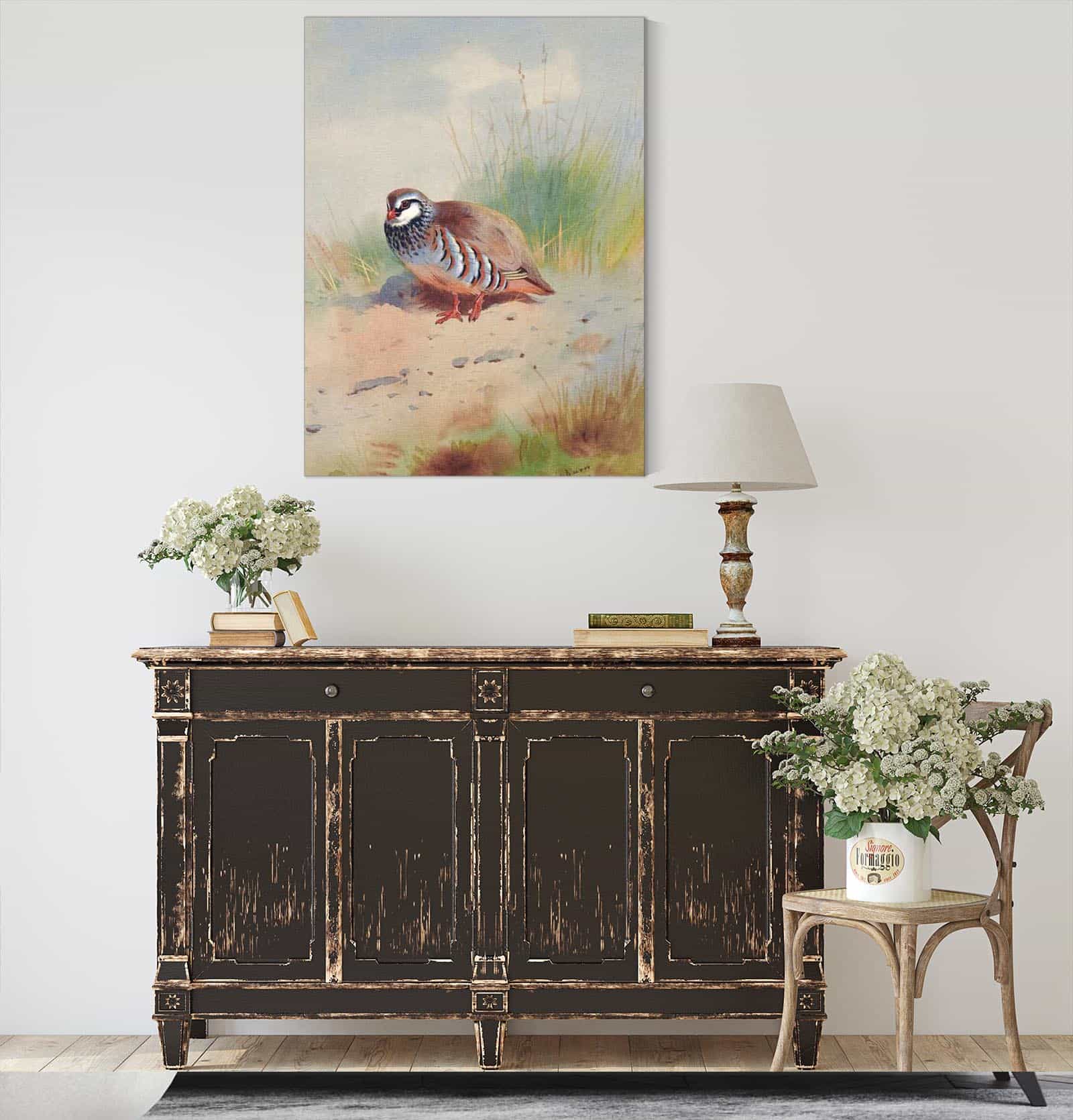 Red Legged Partridge by Archibald Thorburn