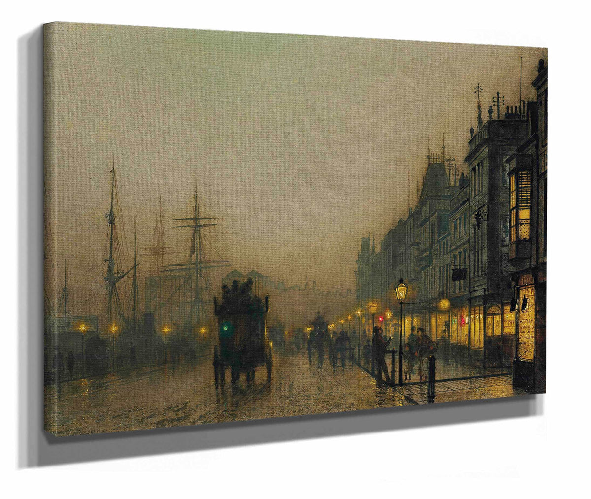 Reekie Glasgow by John Atkinson Grimshaw