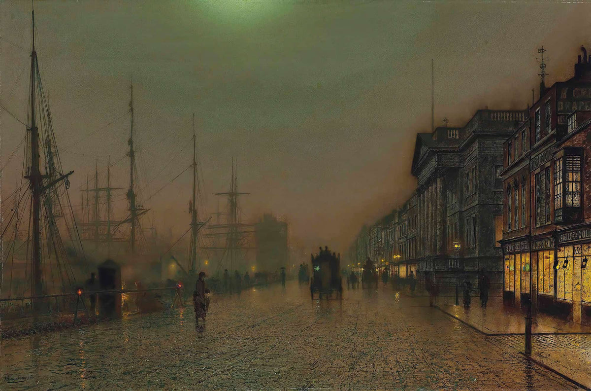 Reekie Glasgow by John Atkinson Grimshaw