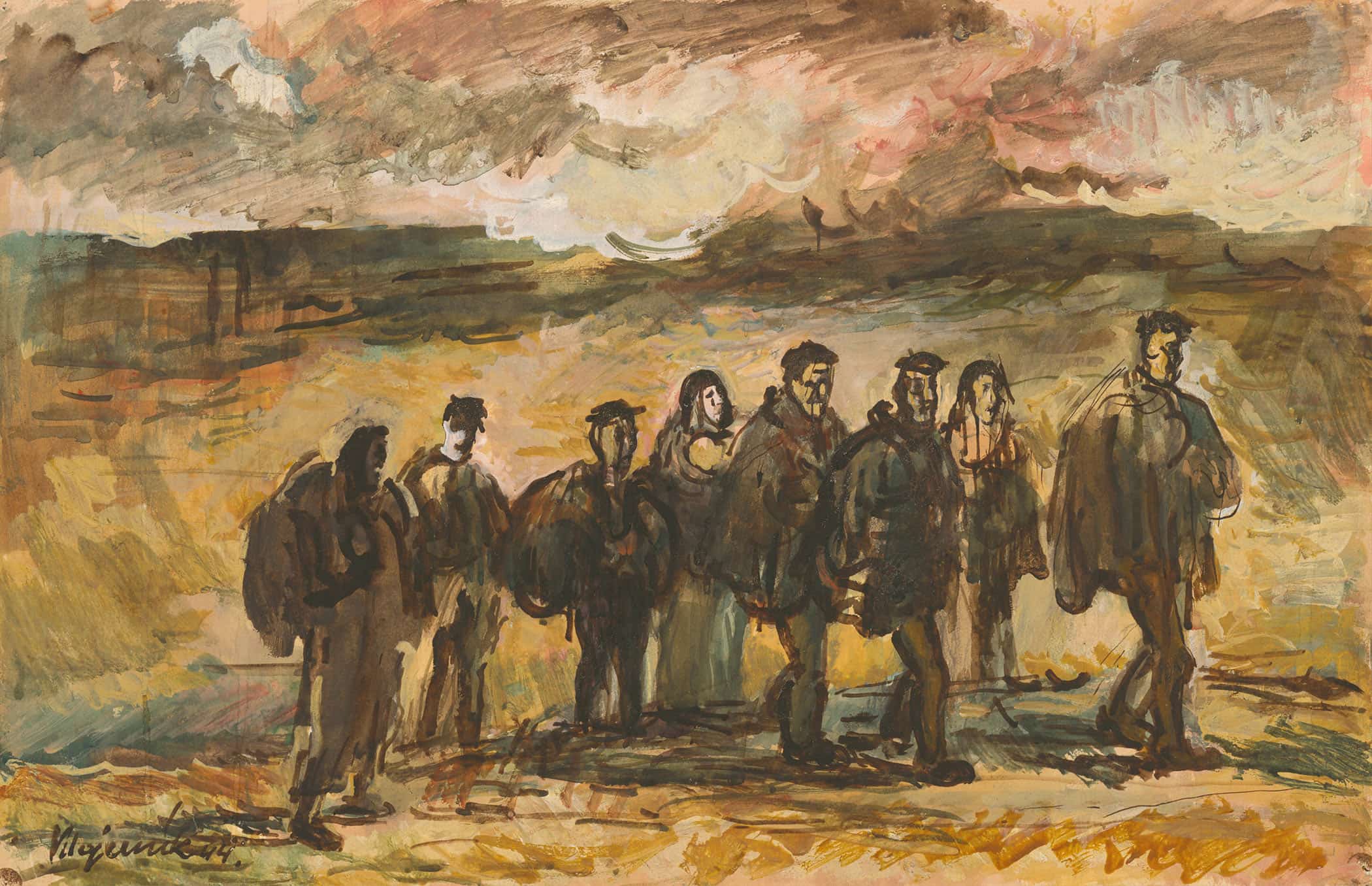 Refugees  by Cyprian Majernik